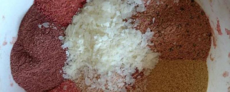 钓鱼小药味型对照表及正确用法
