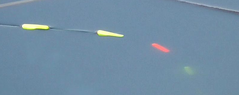 七星漂挂双钩调漂方法