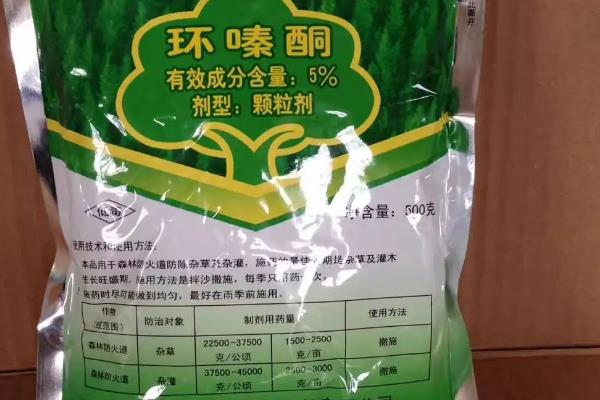 环嗪酮杀大树的使用方法和范围
