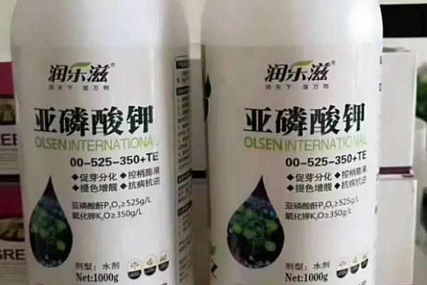 亚磷酸钾控旺用量是多少