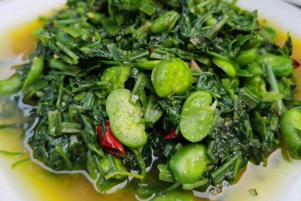 车前草的食用方法，烫熟后拌入调料即可食用