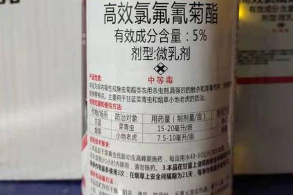 高效氯氰菊酯和氯氰菊酯的区别，高效氯氰菊酯主要防治鳞翅目害虫