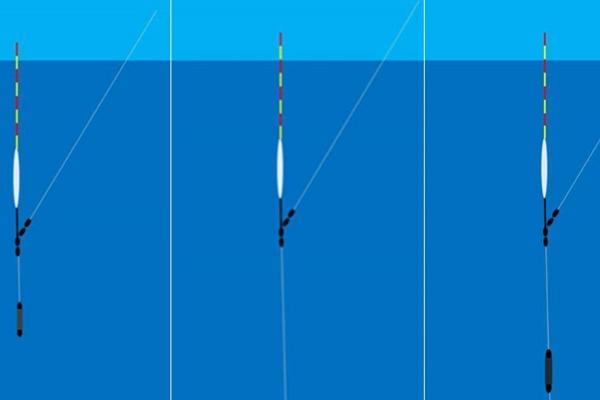 钓鱼时如何调漂,可逐渐减少铅皮的重量