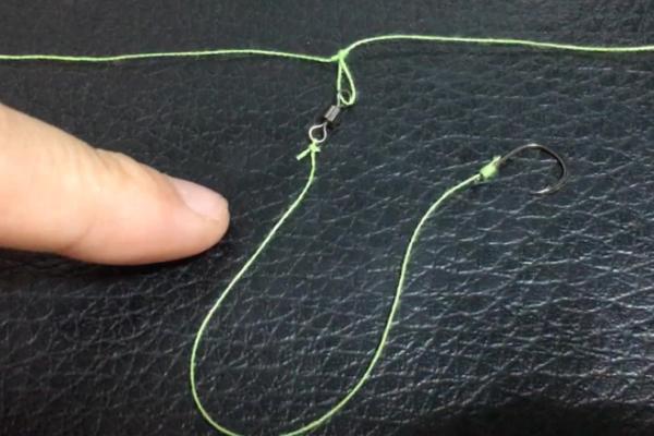 串钩子线与主线的绑法，需要采取正确的方式