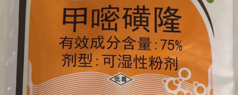 甲嘧磺隆怎么使用