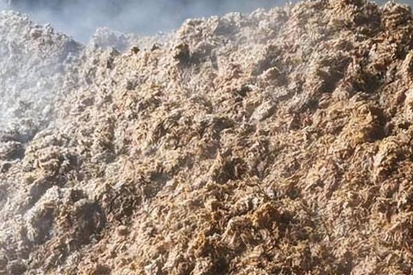 饼肥的发酵方法，打碎后喷水拌匀、再堆放起来即可发酵