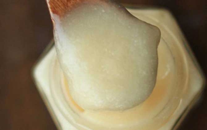 油菜花蜜结晶是什么样子的